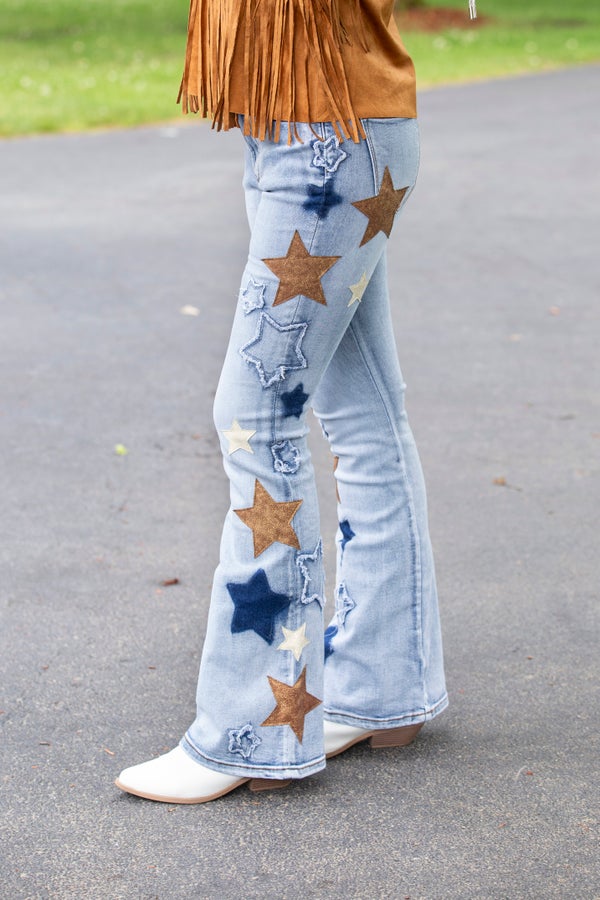 スターチーム　LAYERED STAR JEANS BLUE 32 STARTEAM LAYERED STAR JEANS🦓