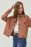 Simply Sweet Risen Denim Jacket-19