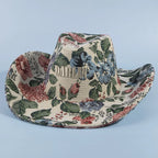 Darlin Embroidered Floral Cowboy Hat