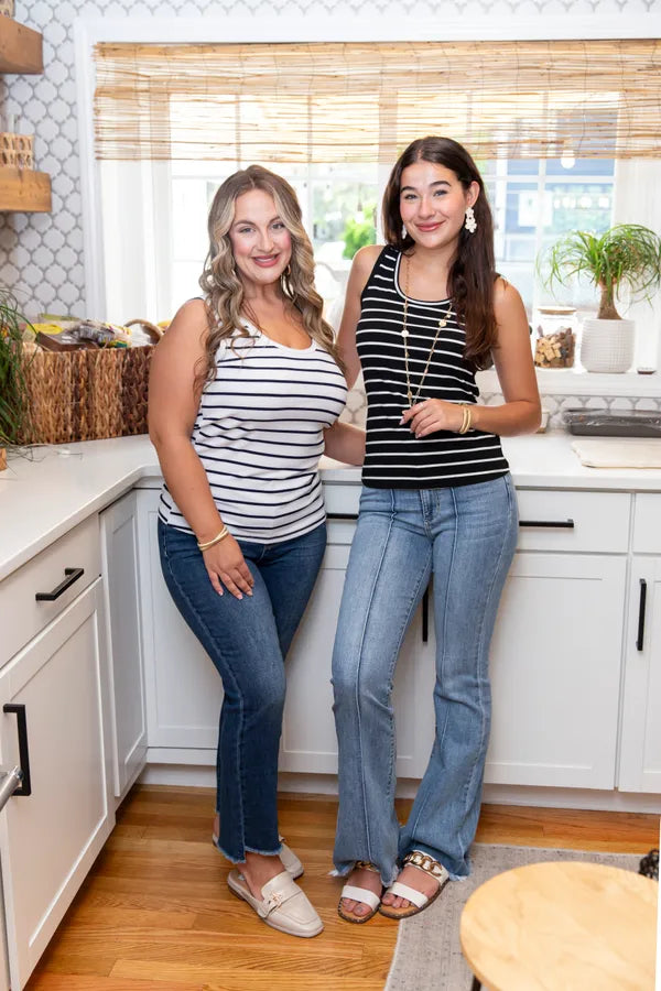 All Set Striped Tank Top