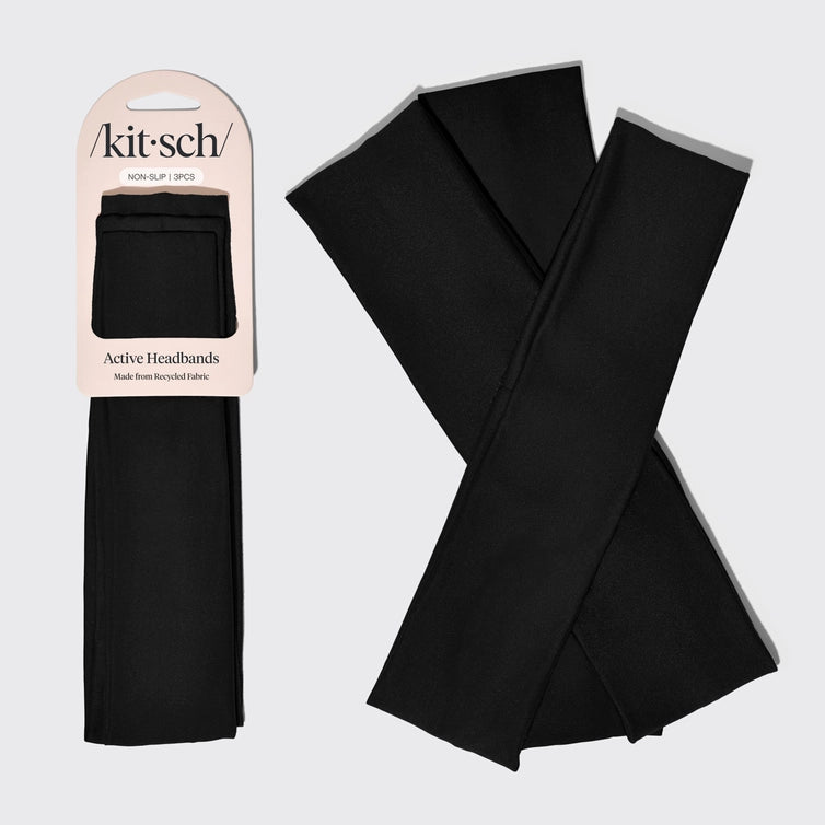 Recycled Fabric Active Headbands 3pc Set