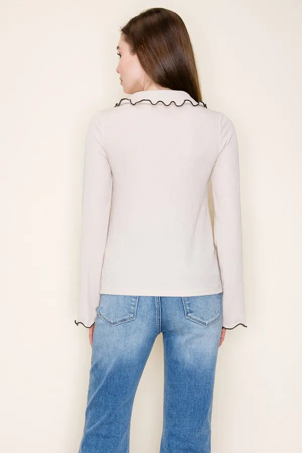 Endless Talks Long Sleeve Top