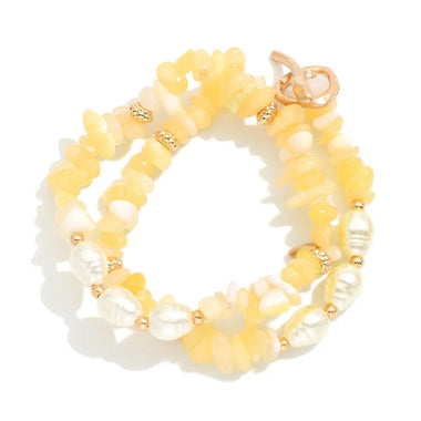 Beaded Stretch Bracelet Set