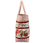 Quilted Holiday Tote Bag