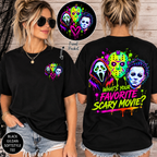 Neon Horror Baddies Graphic Tee
