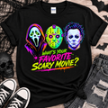 Neon Horror Baddies Graphic Tee