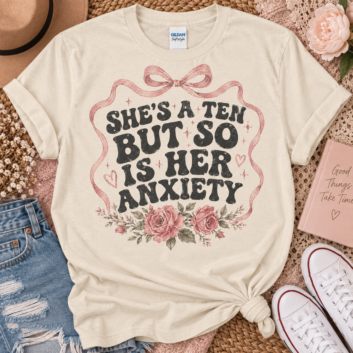 Shes A 10 But... Graphic Tee