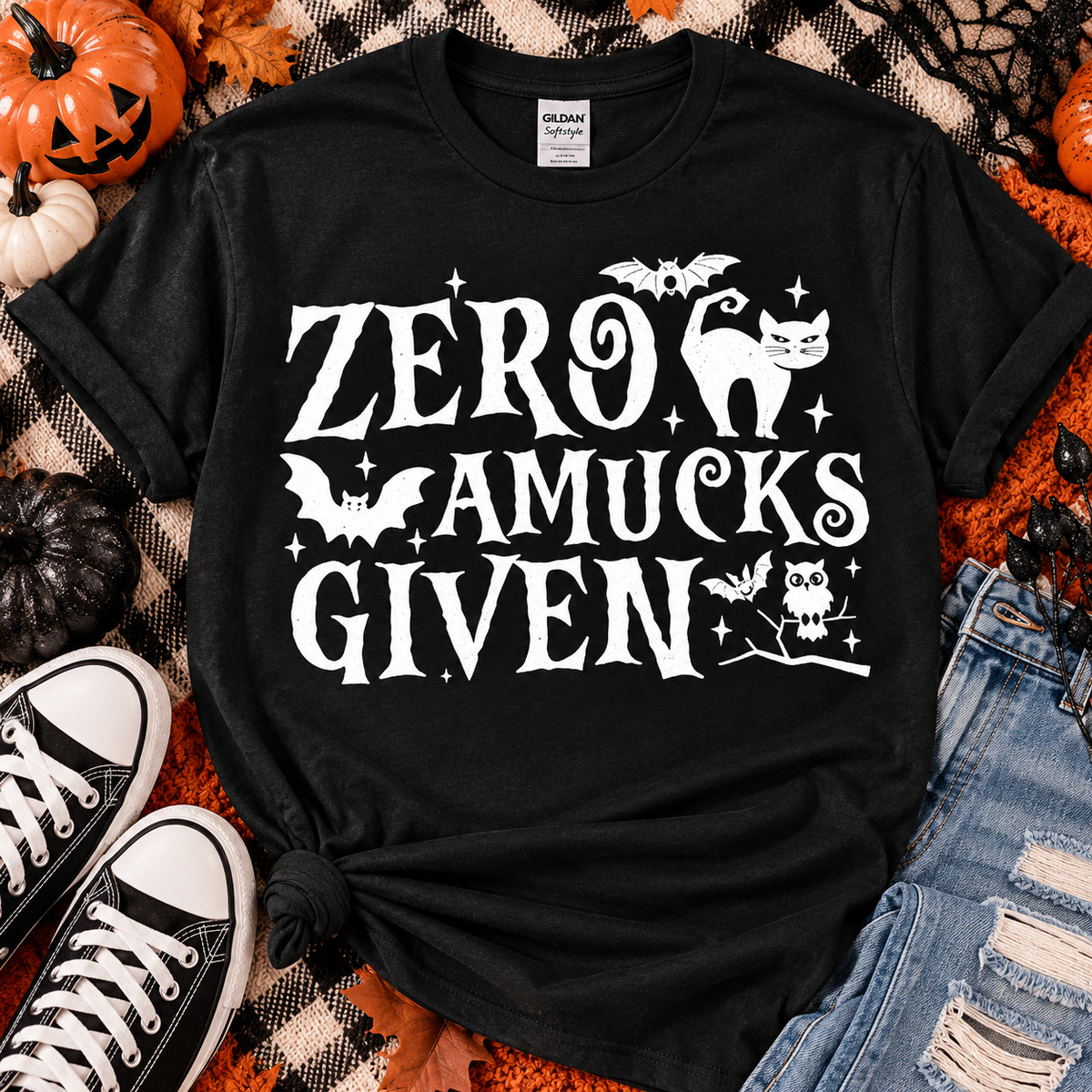 Zero Amucks Given Graphic Tee