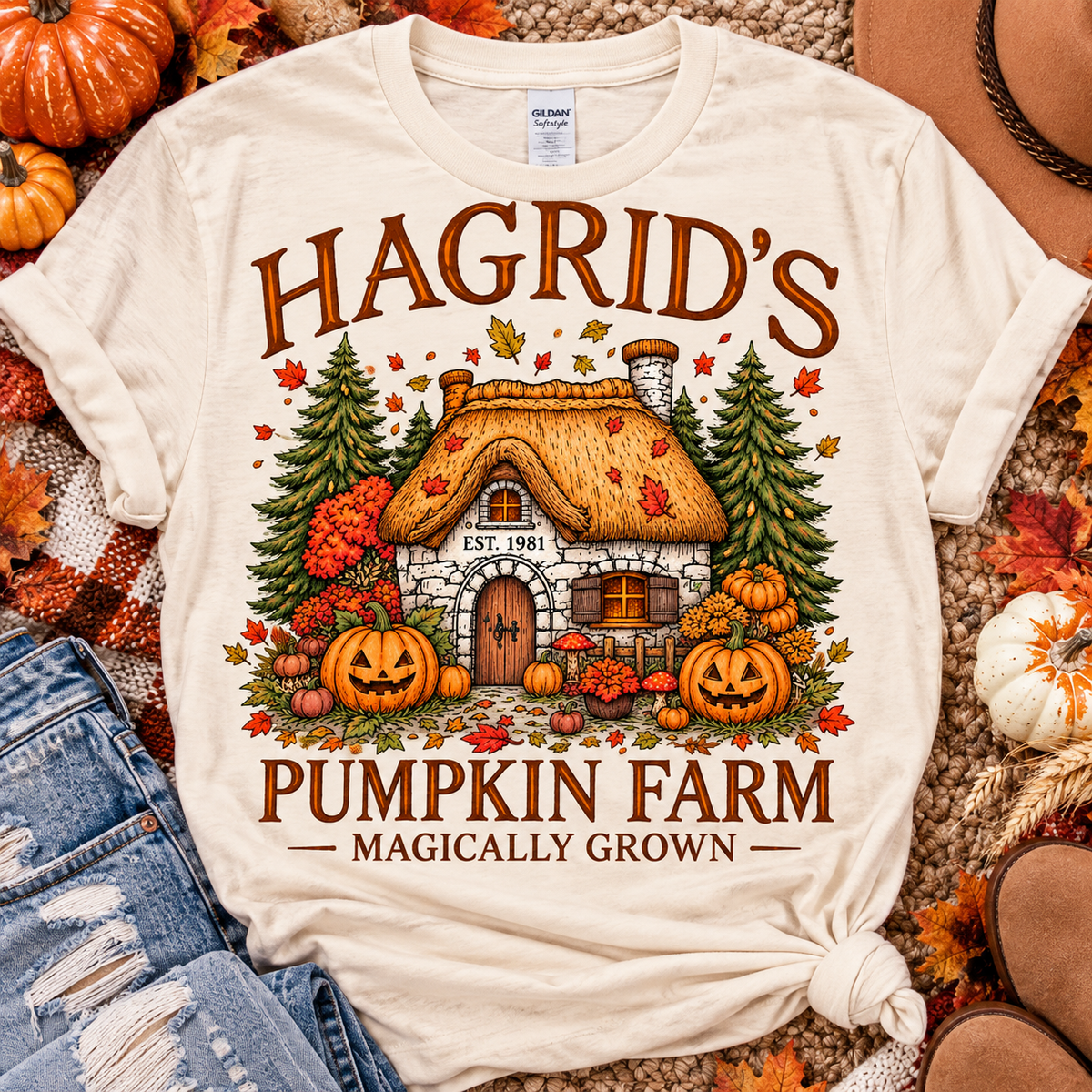 Hagrids Pumpkin Farm Graphic Tee