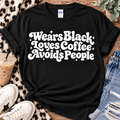 Avoids People Graphic Tee