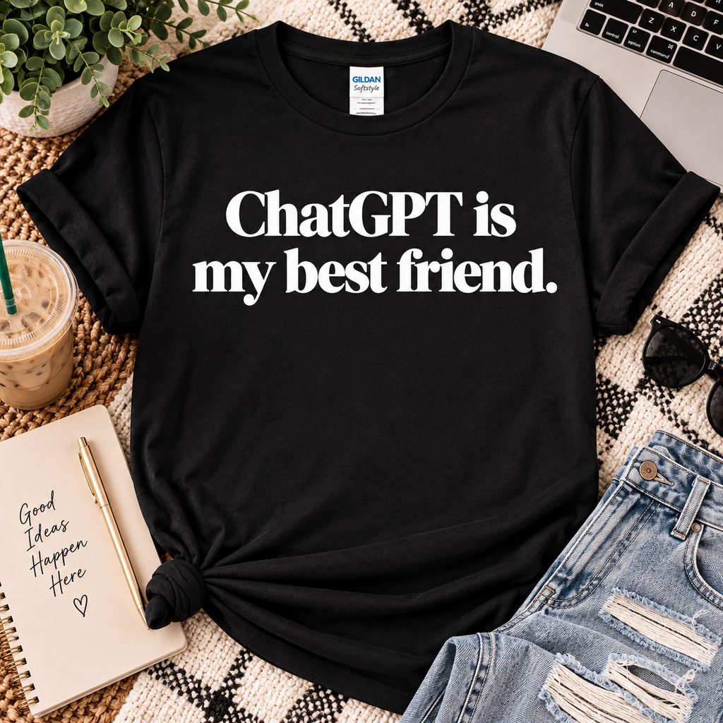Chat GPT is my Best Friend Graphic Tee