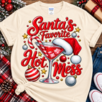 Santa's Favorite Hot Mess Graphic Tee
