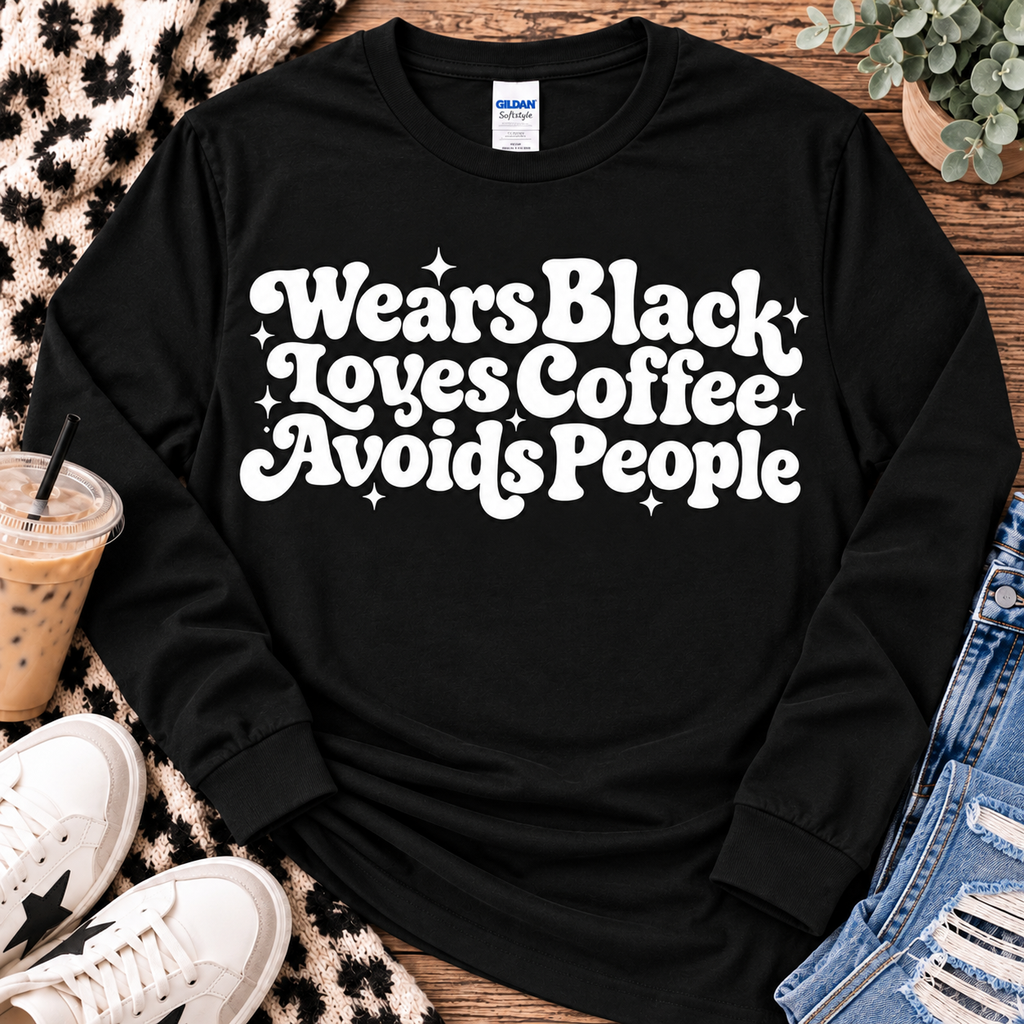 Avoids People Graphic Tee