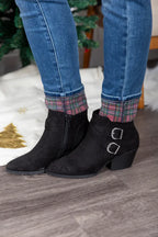 The Jingle Belle Plaid Cuff Judy Blue Jeans