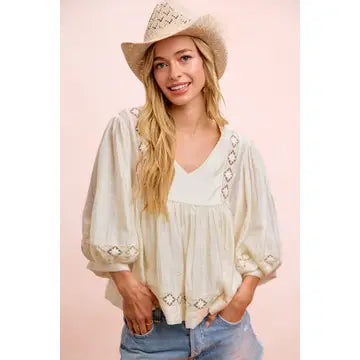 Crinkle Woven Top