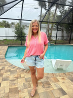 Southern Destination Zenana Denim Shorts