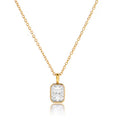 Tarnish Free Square Necklace