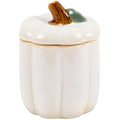Tall White Pumpkin Treat Jar