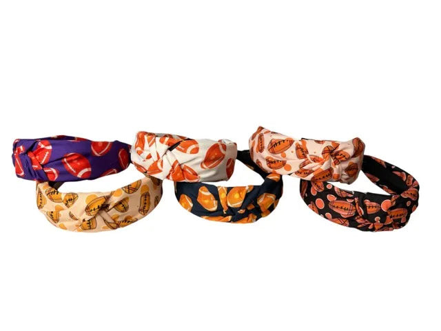 Game Day Football Theme Knot Hairband