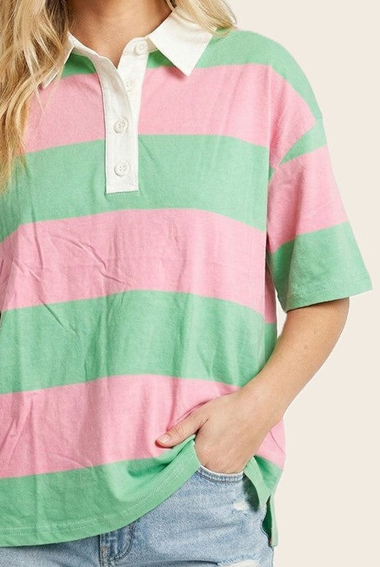 Go Getter Striped Top