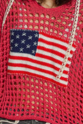 Pretty Girl Americana Hooded Sweater