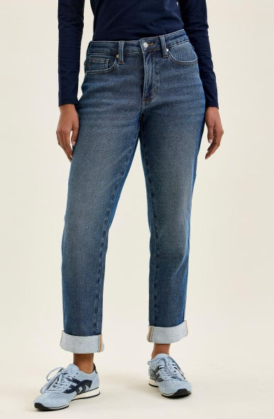 The Alanna Judy Blue Boyfriend Jeans