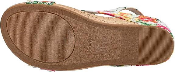 Corky Multi Floral Carley Wedge