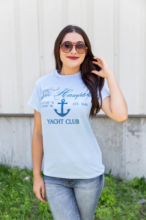 The Hamptons Yacht Club Graphic Tee