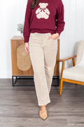 A Cut Of Corduroy Risen Barrell Pants