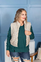 For Keeps Sleeveless Floral Print Vest