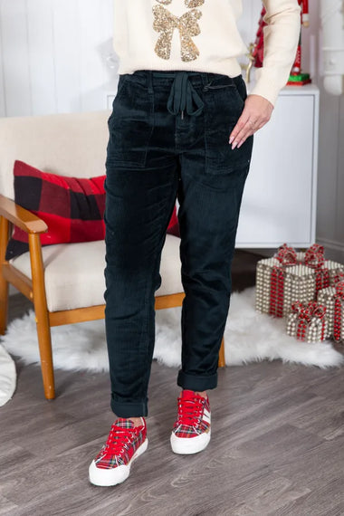 The Lola Corduroy Judy Blue Joggers