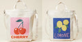 Fruit Printed Canvas Tote Bag