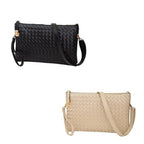 Woven Leather Crossbody