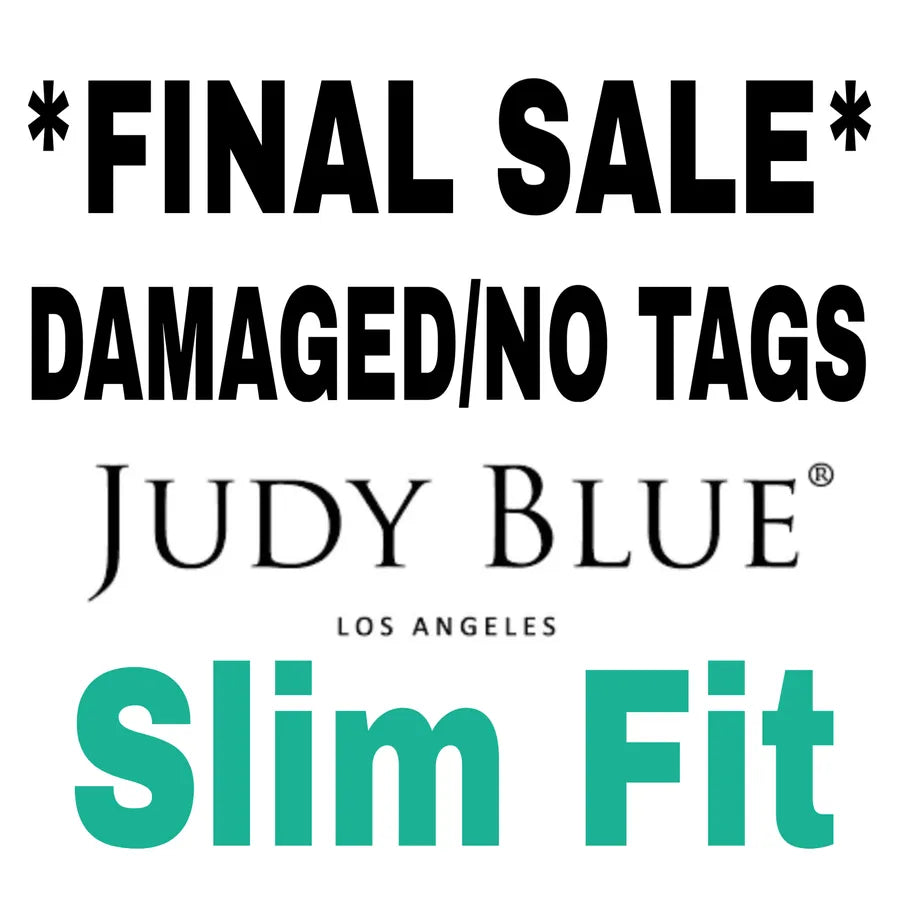 *FINAL SALE*DAMAGED/NO TAGS* Slim Fit Judy Blue Jeans *FINAL SALE*