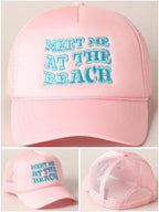 Meet Me At The Beach Trucker Hat