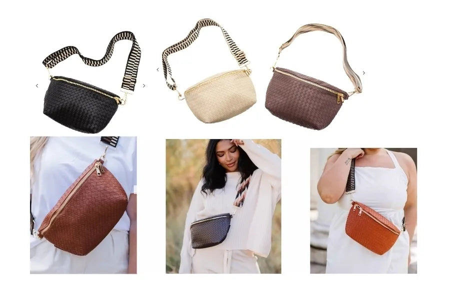 RORY CRISSCROSS OVERSIZED BELT BAG