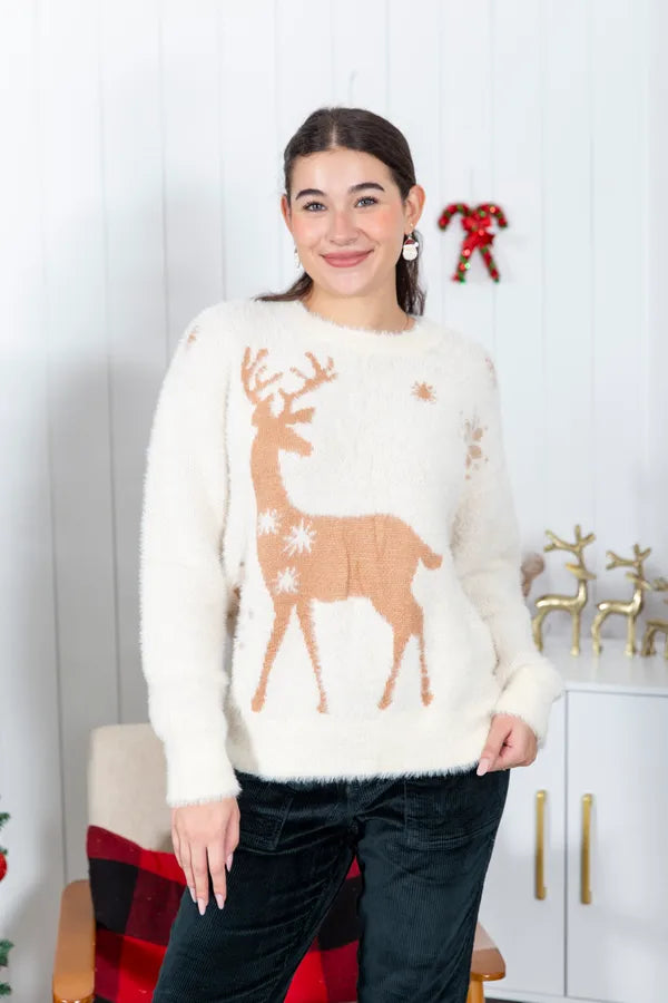 Deer To Me Sweater