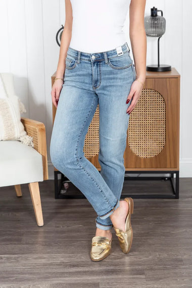 The Sammy Cuffed Judy Blue Jeans
