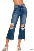 How Sweet It Is Zenana Cropped Denim