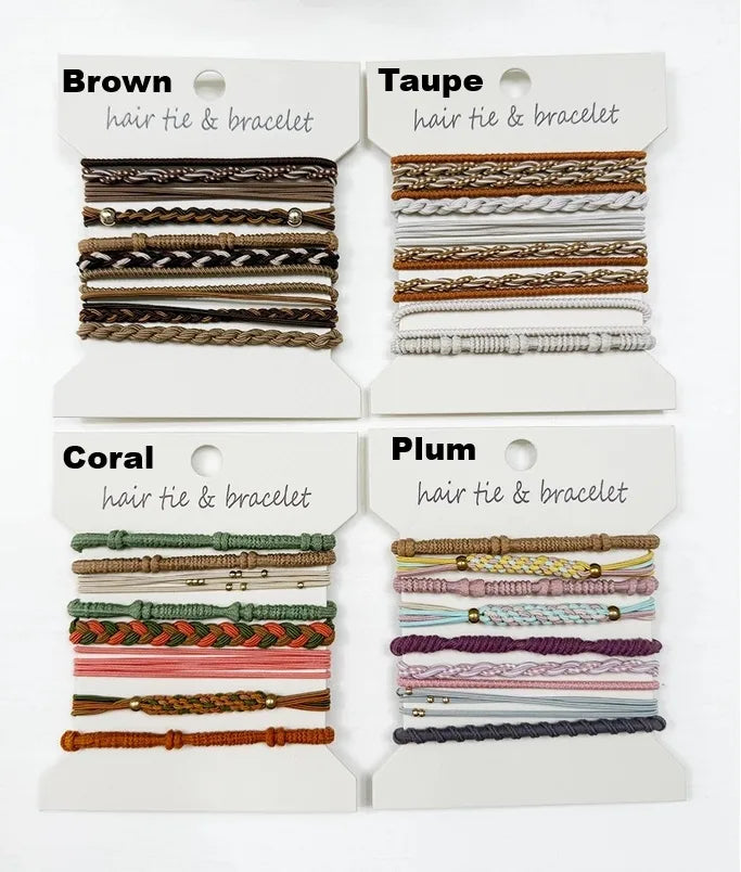 Boho Inspired Hair Tie Bracelets