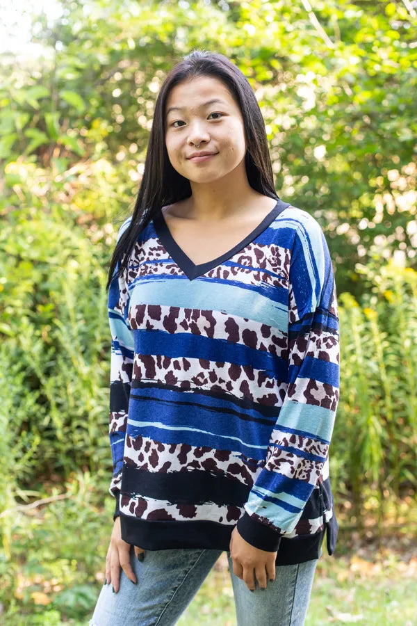 Feeling Sassy Top- Royal
