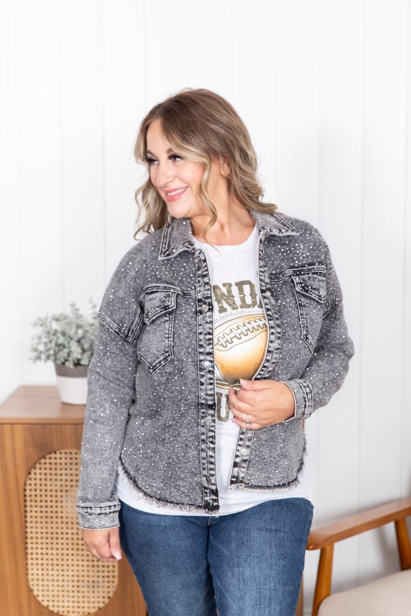 Talk About It Denim Jacket