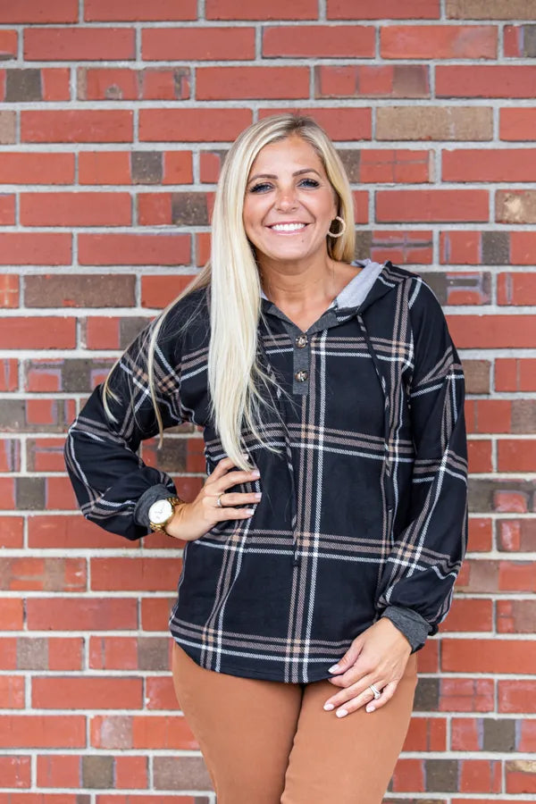 So Plaid On Me Hoodie