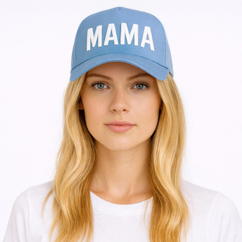 MAMA 3-D Embroidered Baseball Cap
