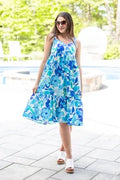 Baby Blues Midi Dress
