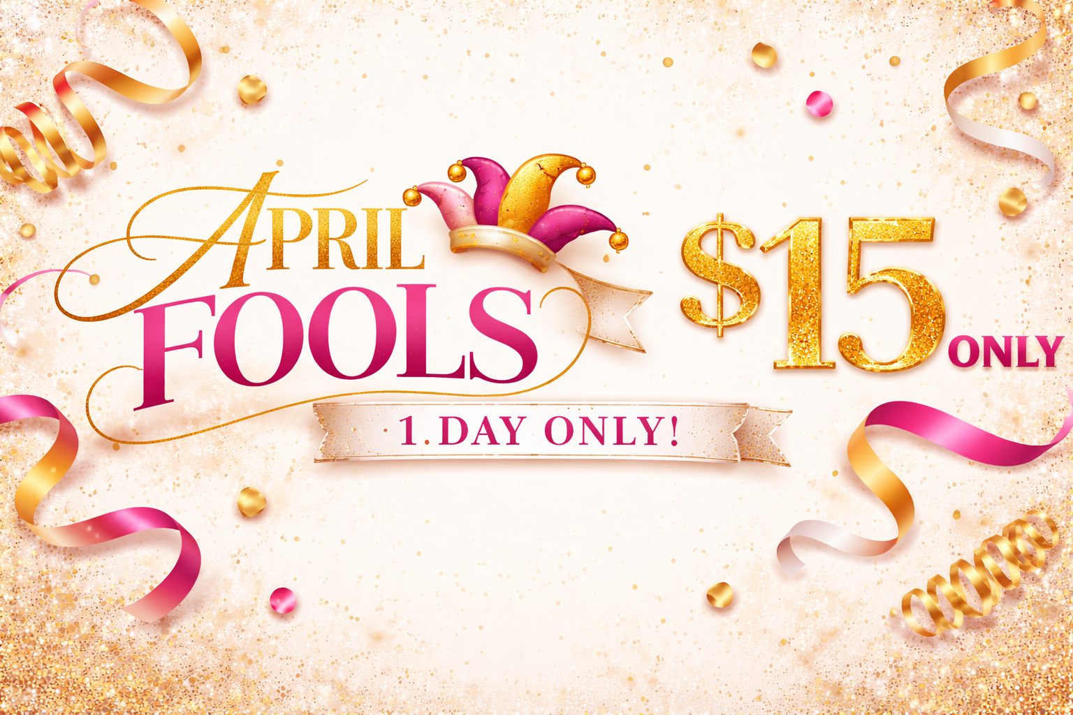 April Fools Sale