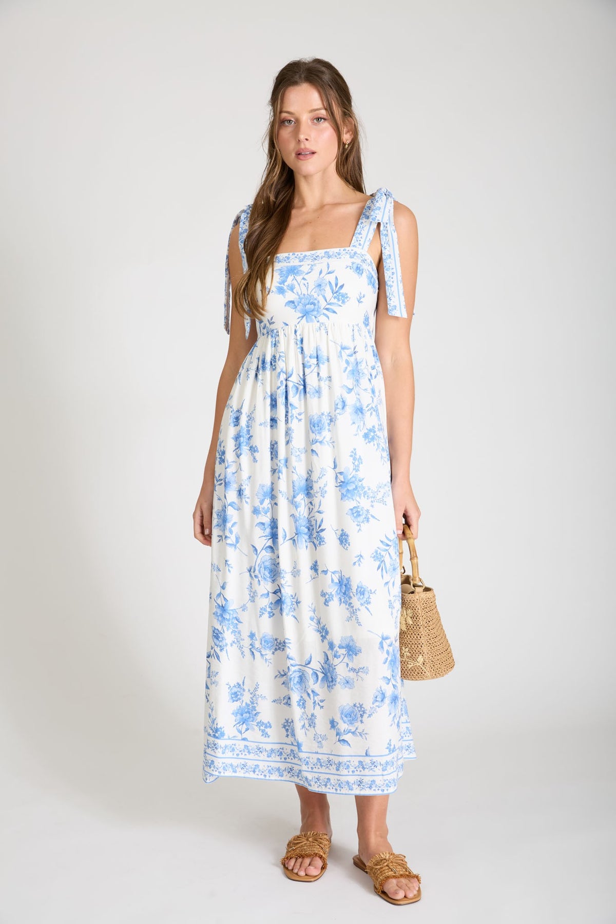 Wildflower Whimsy Midi Dress