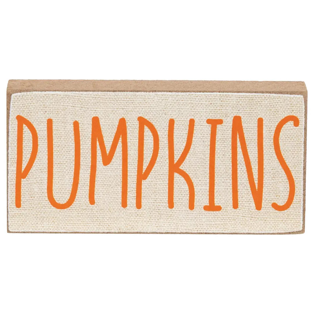 Halloween Words Mini Block