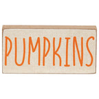 Halloween Words Mini Block