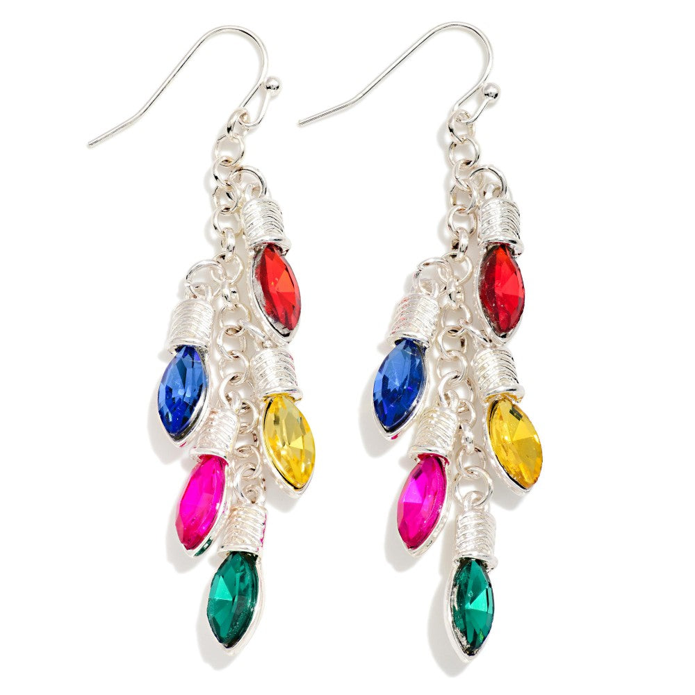 Christmas Light Bulb Earrings